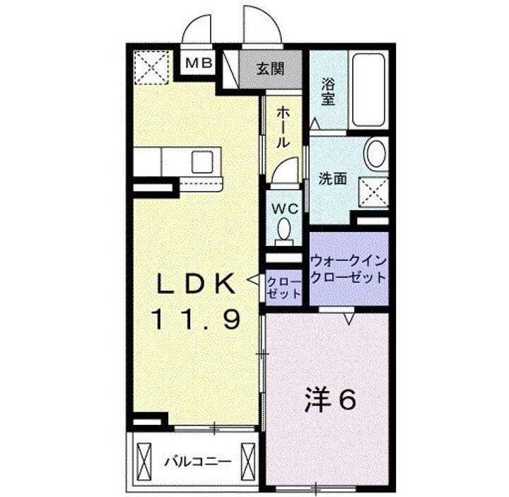 ハミングバードの間取り