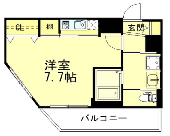 b’CASA Craneの間取り
