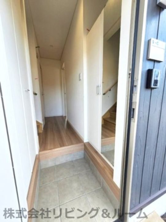 茨城県神栖市深芝(アパート)の賃貸物件の玄関