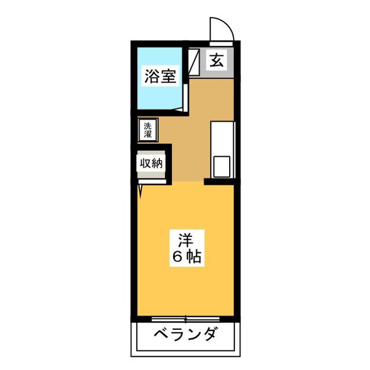 ユーコーポB棟の間取り