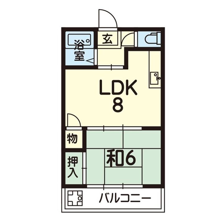 グローリーハイムの間取り