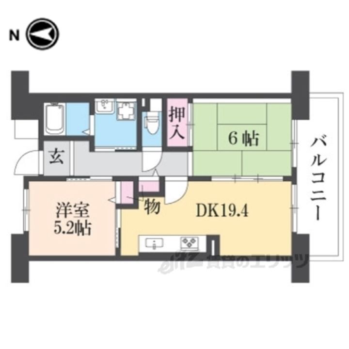 パークタウン西武庫11号棟の間取り