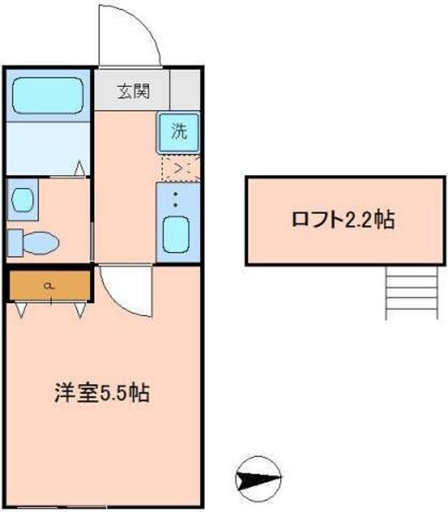 オリオン五反野の間取り
