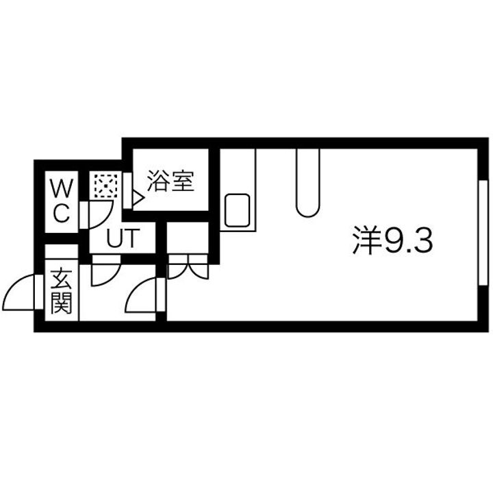 北海道札幌市中央区北五条西25(マンション)の賃貸物件の間取り