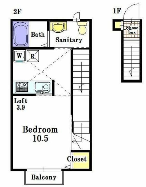 パークコート中落合の間取り