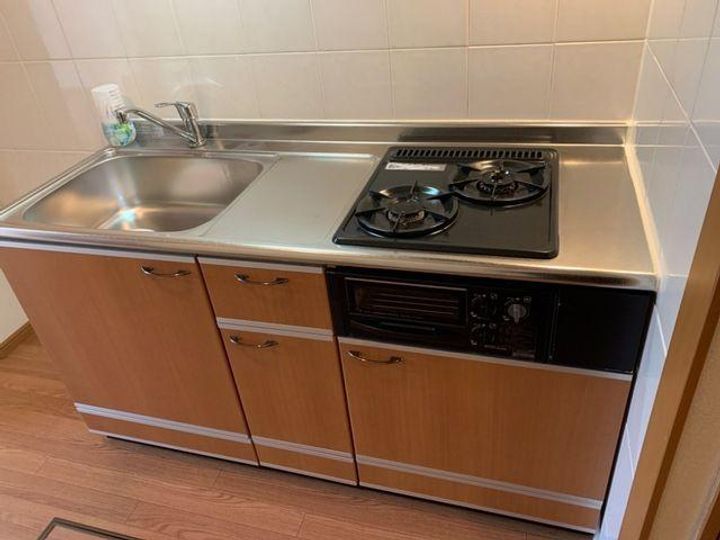 愛知県日進市米野木町油田(アパート)の賃貸物件のキッチン