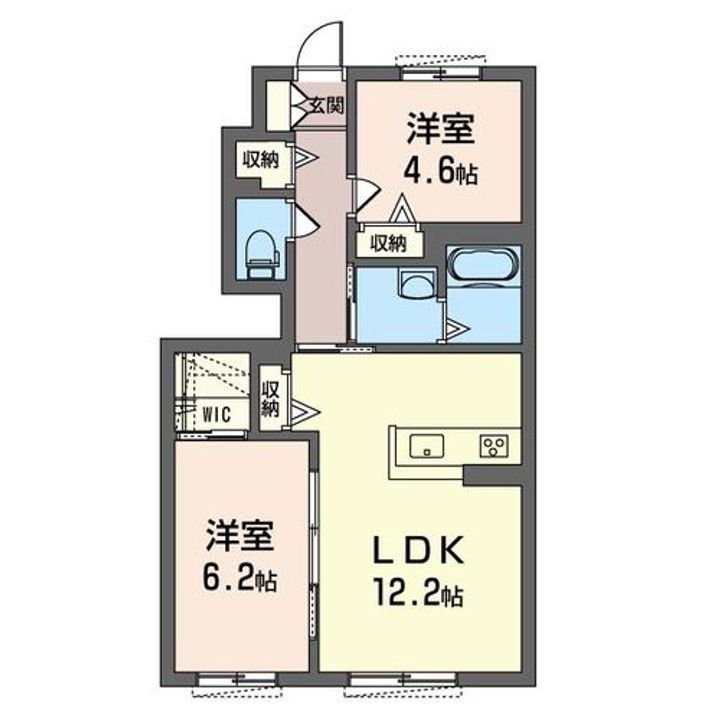 シャーメゾングランツAの間取り