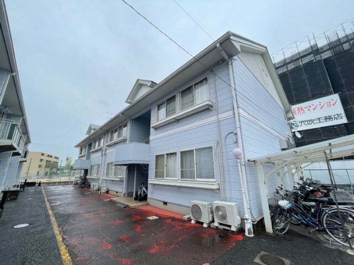 岡山県倉敷市宮前(アパート)の賃貸物件の外観