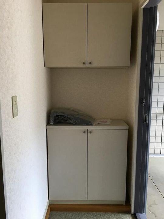西中央ハイツII Dの玄関
