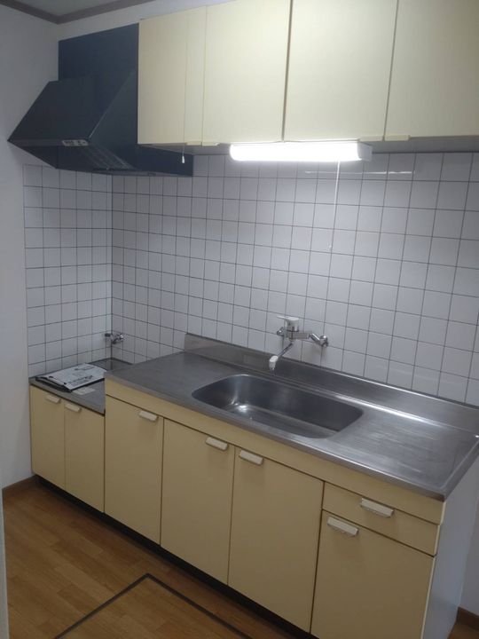 新潟県新潟市秋葉区程島(アパート)の賃貸物件のキッチン