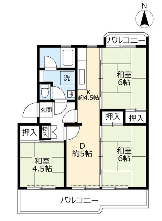 UR瀬古の間取り