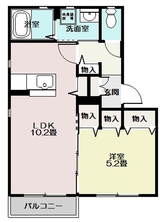 シャーメゾン宮ノ前(小川町柴原)の間取り