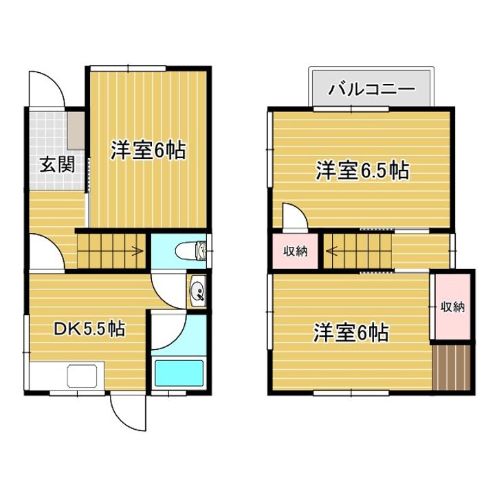 兵庫県加古川市加古川町河原(一戸建)の賃貸物件の間取り