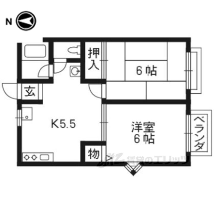 ハイツパティオの間取り