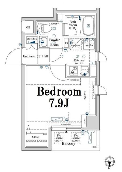 アクサス押上の間取り