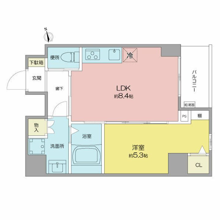 VERITAS IZUMIの間取り
