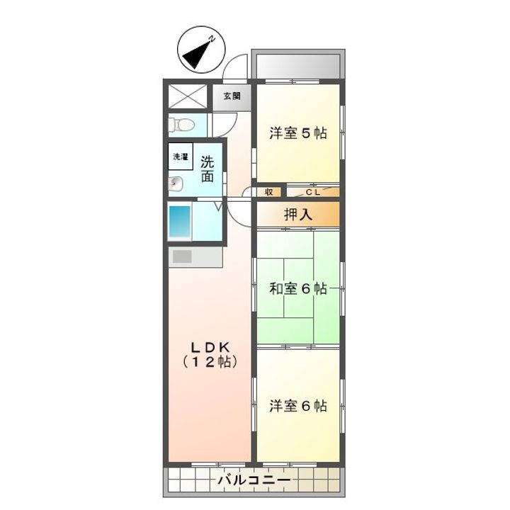 白子駅前 ボヌールの間取り