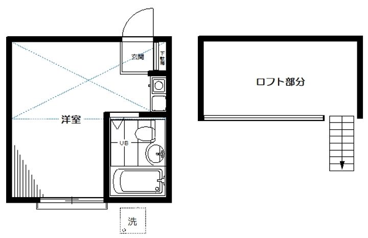ペアパレス経堂の間取り