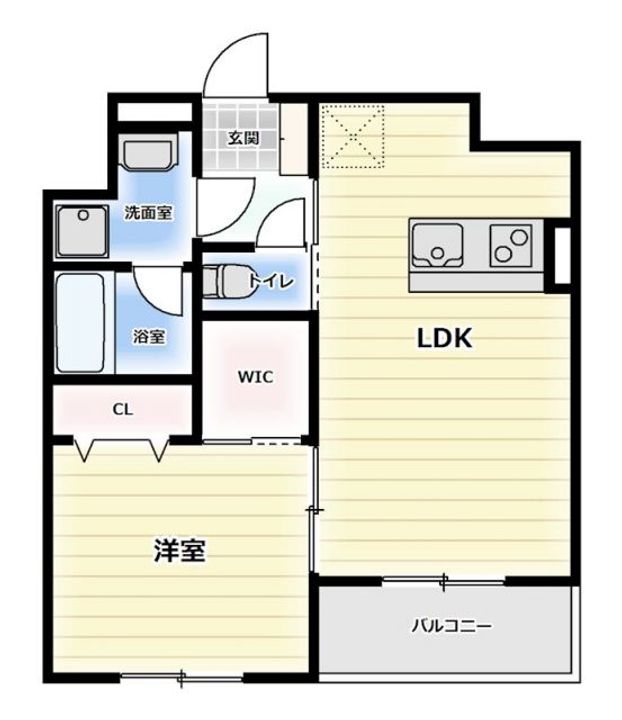 静岡県静岡市葵区二番町(マンション)の賃貸物件の間取り