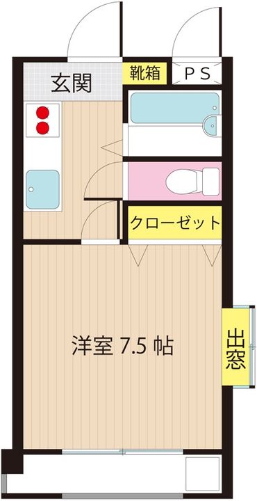 TOBEコート・Tの間取り