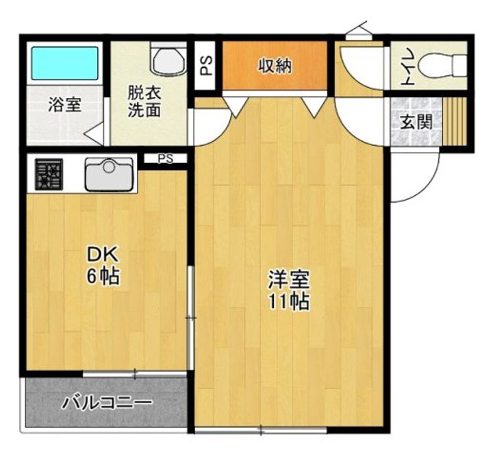 ハイセレールはしもとの間取り