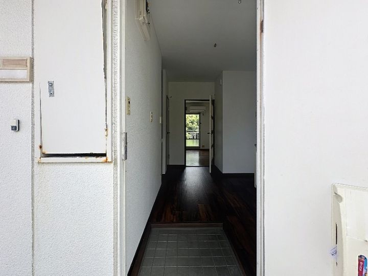 ルミネハイツAの玄関