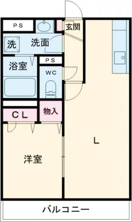ヴァンヴェストBの間取り