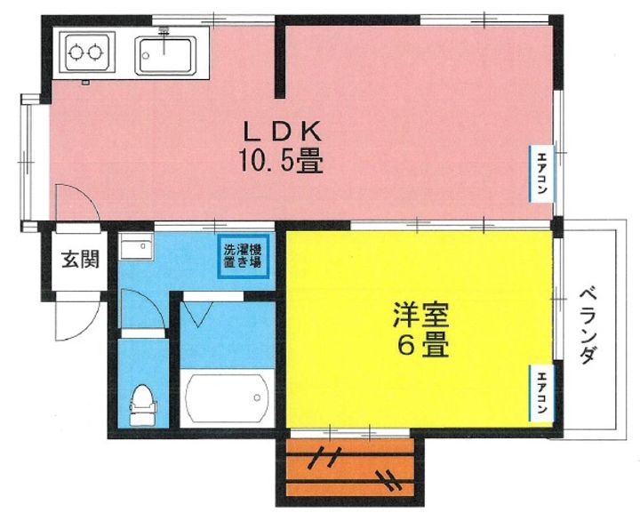 コーポミサキの間取り