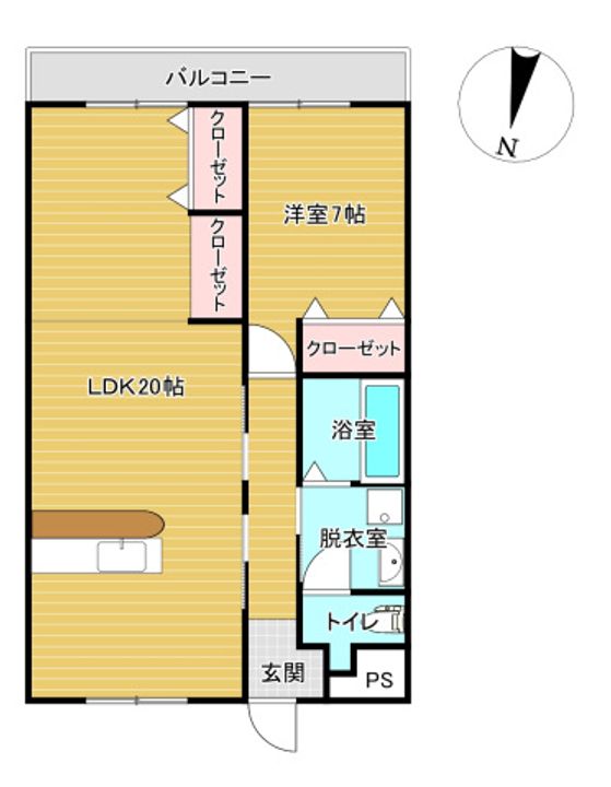 ヒルズパレスの間取り