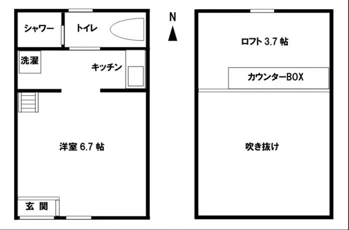 福岡県久留米市草野町草野(アパート)の賃貸物件の間取り