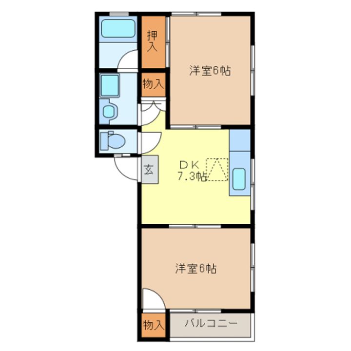 スターコーポBの間取り