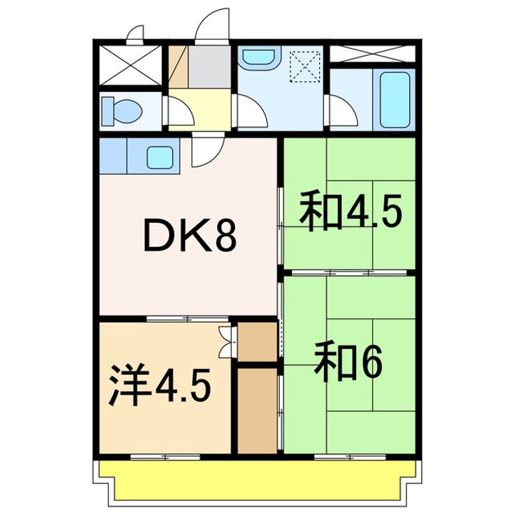 ロイヤルプラザ長岡の間取り