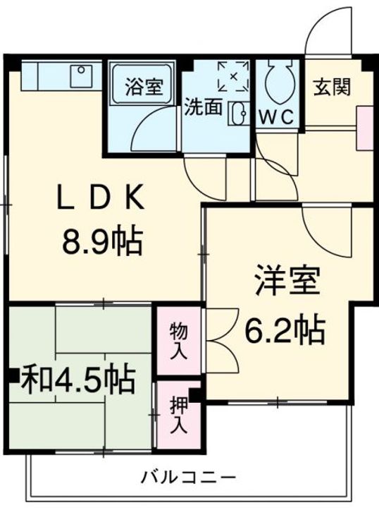 メゾン雅の間取り