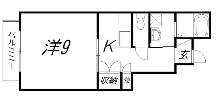 静岡県浜松市中央区頭陀寺町(アパート)の賃貸物件の間取り