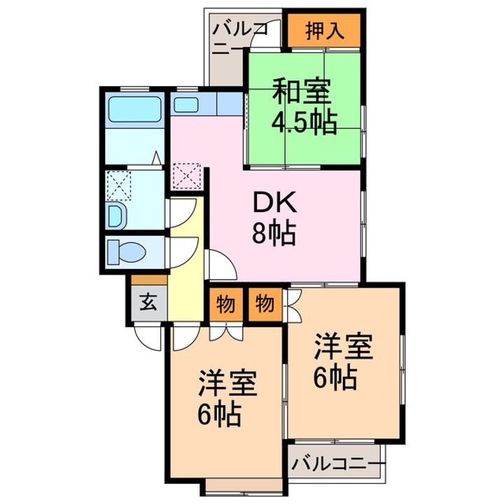 ハイタウン小島の間取り
