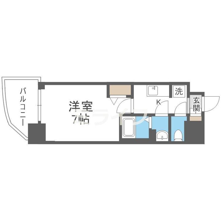 フォーリアライズ天王寺ソリオの間取り