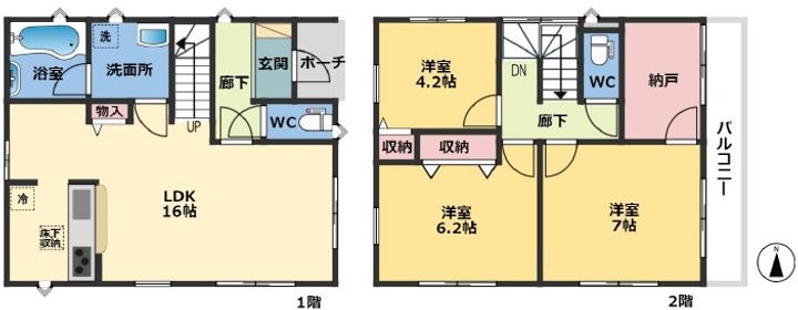 千葉県八千代市上高野(一戸建)の賃貸物件の間取り