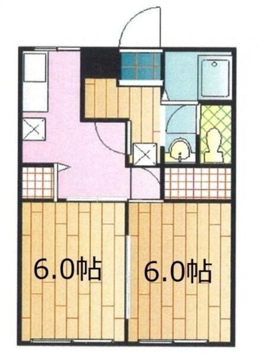 森の丘ハイツの間取り