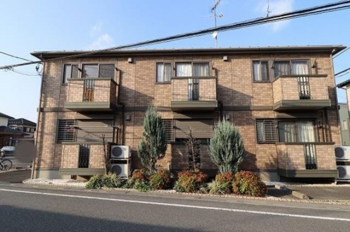 埼玉県熊谷市上之(アパート)の賃貸物件の外観