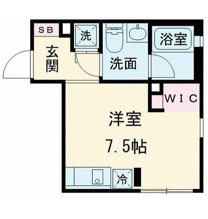 東京都目黒区緑が丘1(マンション)の賃貸物件の間取り