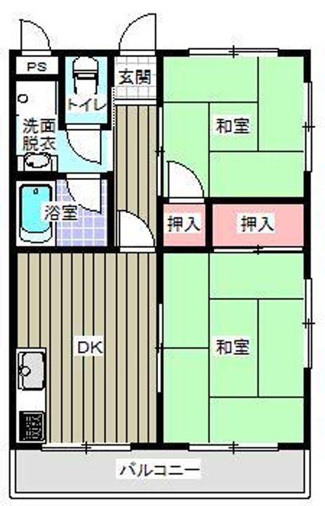 コーポ原島の間取り
