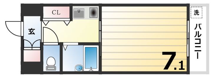 北野ハウスの間取り