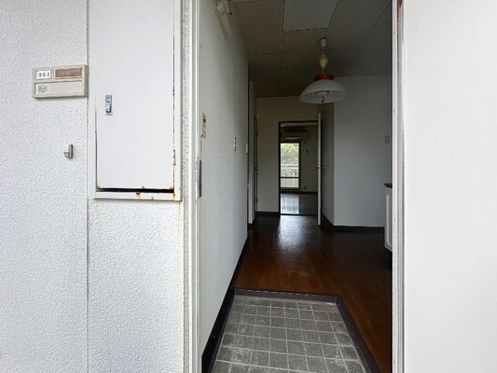 ルミネハイツAの玄関