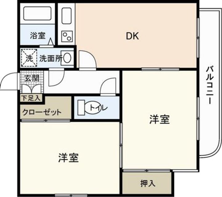 7FUKAGAWAの間取り