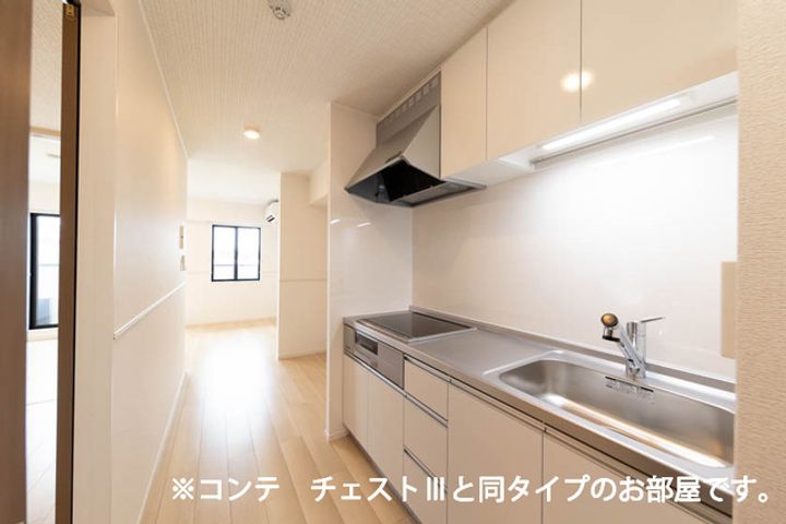 兵庫県加古川市平岡町西谷(アパート)の賃貸物件のキッチン