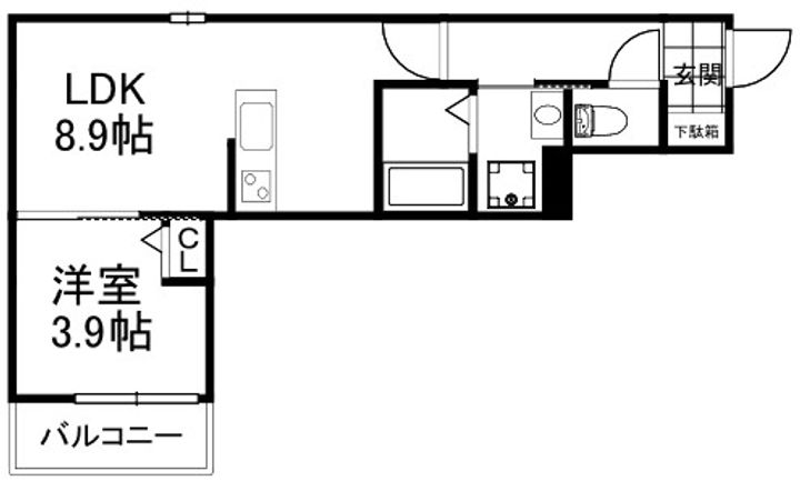 Solvida香里園の間取り