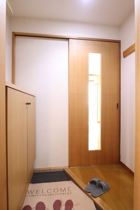 クローバーハウスの玄関