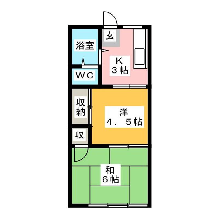 高山荘の間取り
