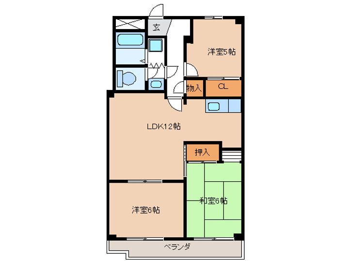 C&CMizuhoの間取り