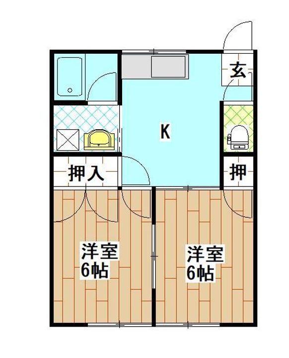 メゾンドオザキの間取り